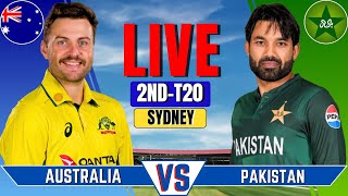 PAKISTAN vs AUSTRALIA  2nd T20 Match  Live Cricket Match  AUS vs PAK Live T20 Match  PAK vs AUS [upl. by Wivina340]