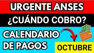 🗓️ ANSES octubre 2024 ¿CUÁNDO COBRO  Calendario de Pagos para Jubilaciones Pensiones y AUH [upl. by Yerhcaz]