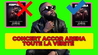 FERRE GOLA ACCOR ARENA  je te dit la vérité sur le déroulement du concert [upl. by Aleahs]