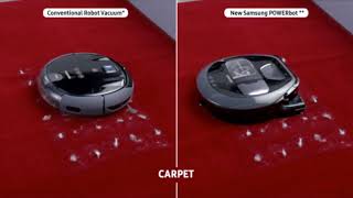 Samsung POWERbot vs Conventional Robot Vacuum [upl. by Nohshan258]