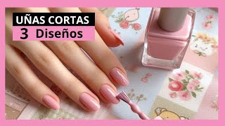 Hermosas Uñas Cortas que puedes hacerte tu mismaTendencias año 2024 [upl. by Silverstein]