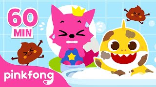 ❤️ Melhores Músicas de Hábitos Saudáveis   Completo  Baby Shark  Pinkfong Canções para crianças [upl. by Annnora765]