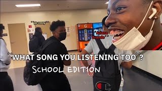 What song are you listening toHIGH SCHOOL EDITION [upl. by Eitsrik]