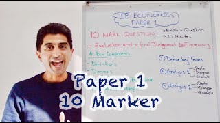 IB Economics Paper 1  10 Mark Question  Exam Technique [upl. by Trici]