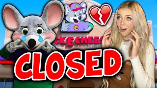 Chuck E Cheeses is CLOSING FOREVER Sad Decline of Chuck E Cheeses Arcade [upl. by Ainnos]