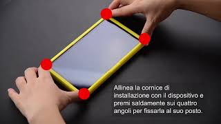 Tutorial per linstallazione di un protettore per schermo con cornice di installazione su Switch [upl. by Prebo633]