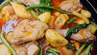 Pocherong manok Chicken pochero Chicken recipe [upl. by Neerihs]