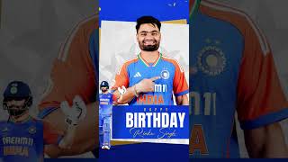 happy happybirthday rinkusingh indiancricketer birthdaycelebration [upl. by Jimmie]