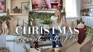 CHRISTMAS DECORATE WITH ME  CHRISTMAS DECORATING IDEAS 2024  LIVING ROOM CHRISTMAS DECORATING [upl. by Diogenes]