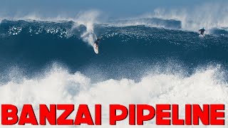 BANZAI PIPELINE GOES SUPA SIZE ON NYE [upl. by Aisinut]