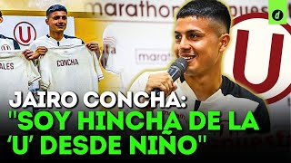 Las mejores frases de JAIRO CONCHA como REFUERZO de UNIVERSITARIO de DEPORTES  Depor [upl. by Dihaz]