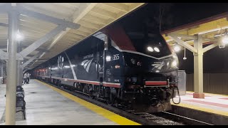 Amtrak Floridian arrives at DeLand Station for the First time [upl. by Rafter]