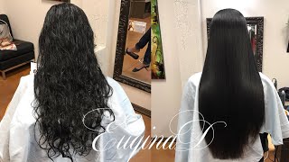 Keratin Treatment on long Indian Hair [upl. by Amrak734]