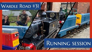 5quot Gauge HUGE Running Session Ft Jenny Kirk amp Harefield Road Model Railway [upl. by Mylor]