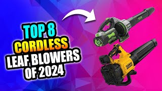 Top 8 Cordless Leaf Blowers of 2024 । Best Cordless Leaf Blowers of 2024 । Pick My Trends [upl. by Anawot24]