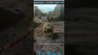 I Tame Sabertooth Ark Mobile shorts [upl. by Irpac34]