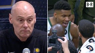 Rick Carlisle Explains Why Pacers Took the Game Ball After Giannis 64Point Game [upl. by Calla799]