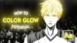 How to COLOR GLOW in After Effects Tutorial [upl. by Allemat610]