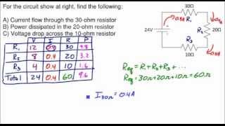 High School Physics  Series Circuit Analysis Practice [upl. by Hercule]