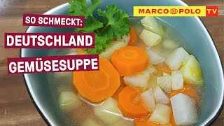 Gemüsesuppe das 4ZutatenRezept  einfach lecker amp schnell  Marco Polo TV [upl. by Ailesor913]