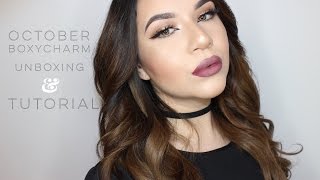 OCTOBER Boxycharm amp Tutorial  KatEyedTv [upl. by Assirral]