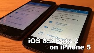 iOS 83 Beta 2 on iPhone 5 compared to iOS 813 Speed test [upl. by Ahseniuq]