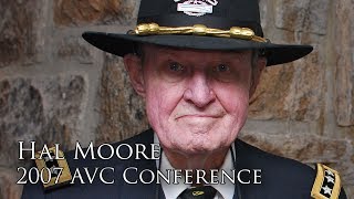 We Were Soldiers Lt General Hal Moore on Leadership 2007 AVC Conference [upl. by Idoc]