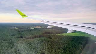 AIRBALTIC AIRBUS A220300 LANDING AT RIGA AIRPORT RIX [upl. by Esor279]