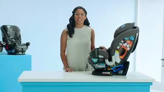 How To Install The Graco® Turn2Me™ 3in1 Car Seat RearFacing using the Vehicle Seat Belt [upl. by Jary]