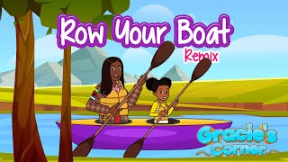 Row Row Row Your Boat Remix  Featuring Big Freedia  Gracie’s Corner Kids Songs  Nursery Rhymes [upl. by Divine]