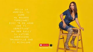 Elettra Lamborghini “Bachata Senza Sosta” TestoLyrics [upl. by Anuqahs429]