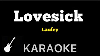 Laufey  Lovesick Karaoke Guitar Instrumental [upl. by Aimar]