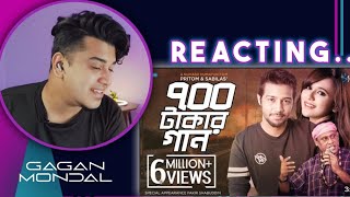 Indian Guy 🇮🇳 Reacting 700 Takar Gaan  Pritom Hasan 🇧🇩 [upl. by Llegna759]