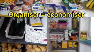 Rangement frigo comment tenir un mois avec les courses petit budget et éviter le gaspillage aliment [upl. by Amaryllis]