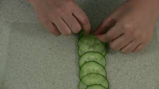 How to Make Cucumber Rose [upl. by Ecnerwal14]