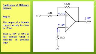 Application of Millmans theorem to solve electronic circuit problems  part 5 [upl. by Ramsa]