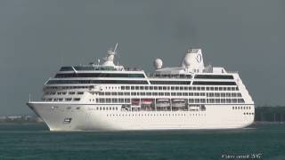 Oceania Cruises Nautica departs QE2 Terminal Southampton 13617 [upl. by Ivor]