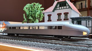 Märklin 3077 Schienenzeppelin die Dritte mit ESU Loksound 5 UND Lokpilot 5 [upl. by Lamaaj759]