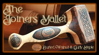 Celtic Carved Joiners Mallet  Dovetail Artisan [upl. by London]