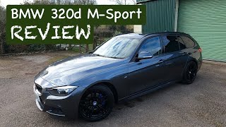 BMW 320d MSport Touring F31  Is this the perfect daily sports car [upl. by Haidabej]