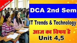 माखनलाल यूनिवर्सिटी DCA 2nd Sem IT Trends amp Technology इस Live Class से समझ लीजिए [upl. by Maighdiln]