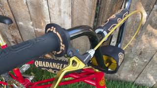 2009 SE Quadangle bmx bike  250 made [upl. by Anirt]