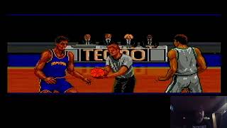 Tecmo Super NBA Basketball Gameplay SNES  Pacers Vs Hornets [upl. by Casta]