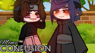 confusion MemeUA konRin amp Kakaobi Ft  Obito Kakashi  Rin amp Konanbefore naruto time [upl. by Ainot996]