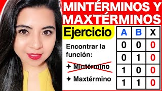 MINTÉRMINOS Y MAXTÉRMINOS  Ejercicio 6 [upl. by Nomar]