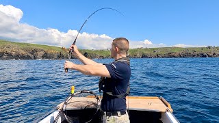 Boat Fishing in Cornwall  Using my new Garmin Livescope Plus System  The Fish Locker [upl. by Friederike]