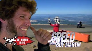 Guys Winning Pikes Peak Hill Climb  Guy Martin Proper [upl. by Teragram]