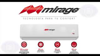 MINI SPLIT MIRAGE X2 [upl. by Ordisi]