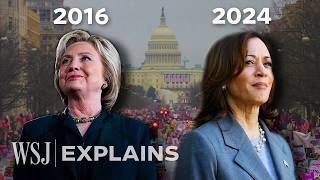 Clinton vs Harris Inside the Transformational Shifts in Gender Politics  WSJ [upl. by Loftis]