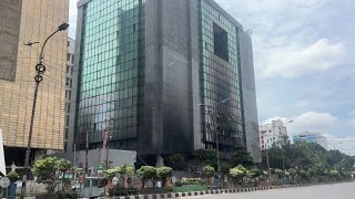 Bangladesh wakes to torched government buildings internet blackout  AFP [upl. by Shevlo241]